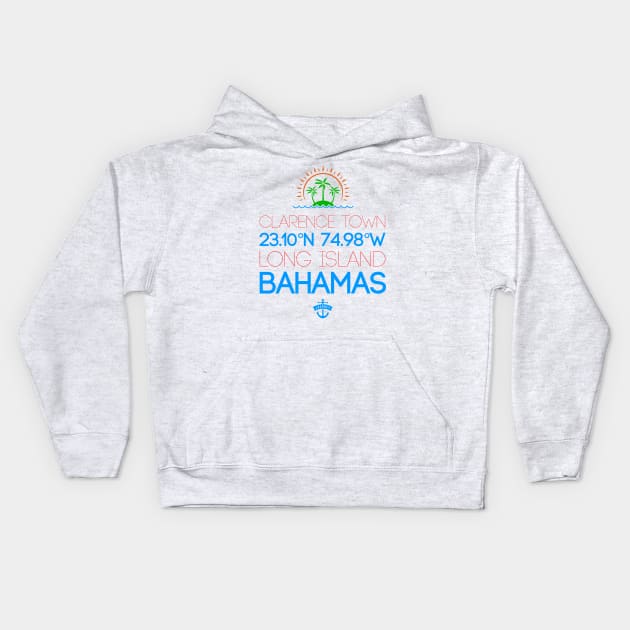 Clarence Town, Bahamas Kids Hoodie by funfun